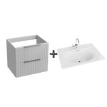 Mobila suspendata pentru baie Oklagoma cu lavoar 610x465 mm