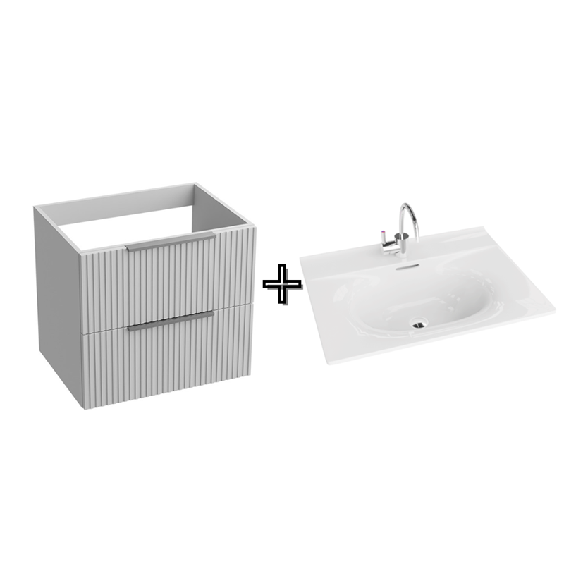 A2484700B0 (15) Mobila suspendata pentru baie Oklagoma cu lavoar 610x465 mm - imagine 1