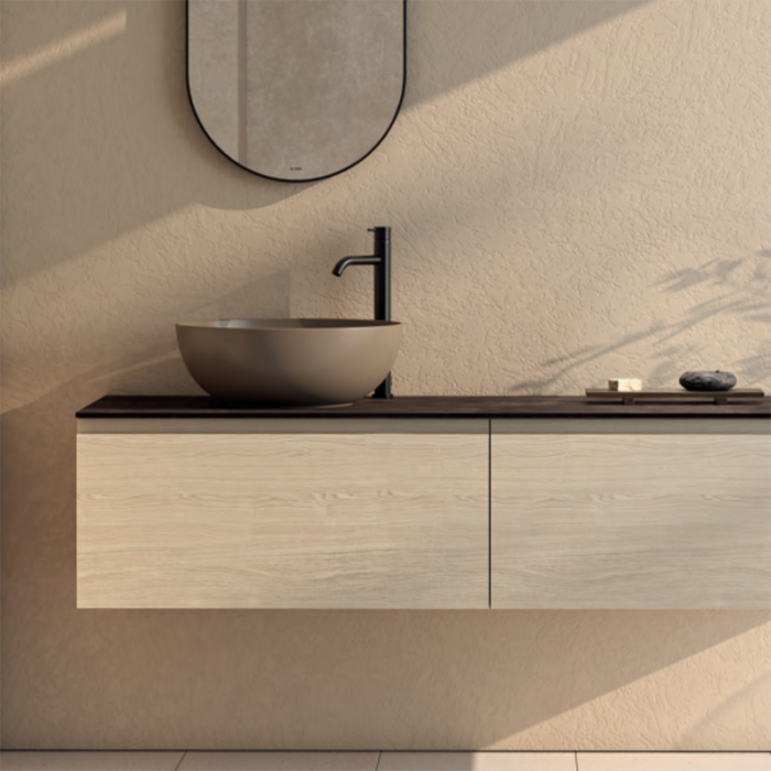 Lavoar pe blat Le Ciotole T-Edge, rotund 370 mm - imagine 8