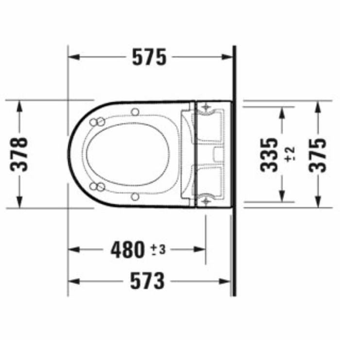 Vas WC suspendat DURAVIT SensoWash® Starck f Plus - imagine 7