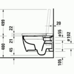 Vas WC suspendat DURAVIT SensoWash® Starck f Plus - imagine 8