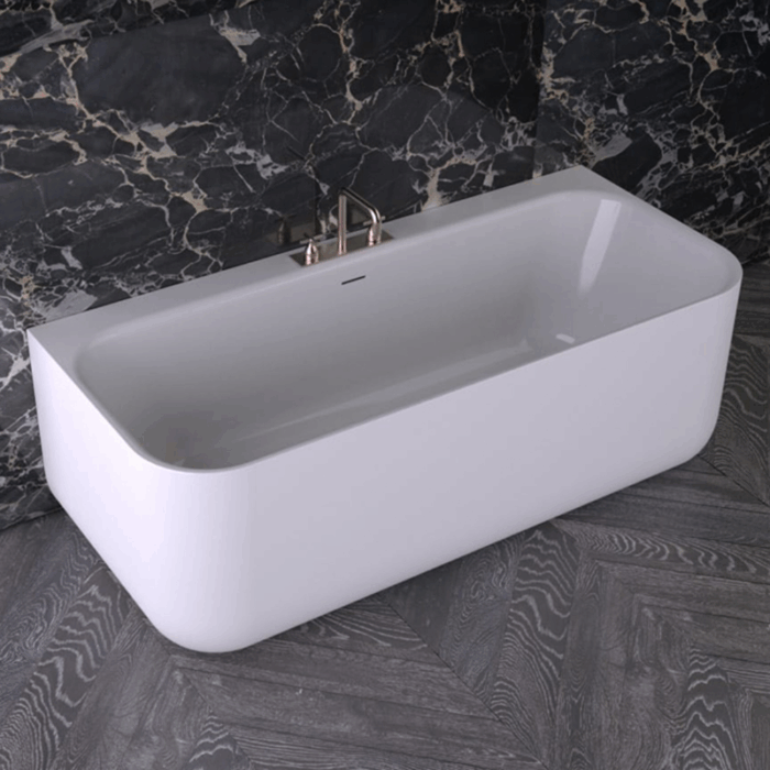 Cada de baie lipita de perete din acril KNIEF TIDY 1700x750 mm - imagine 2