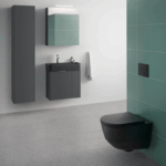 Vas WC suspendat Laufen Pro Rimless cu capac Soft Close, negru mat - imagine 3