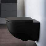 Vas WC suspendat Laufen Pro Rimless cu capac Soft Close, negru mat - imagine 2