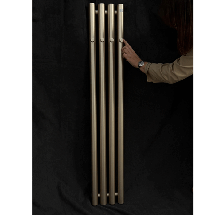 Uscator pentru prosoape Terma ROLO HANGER, marime 1200x205mm, champagne - imagine 3