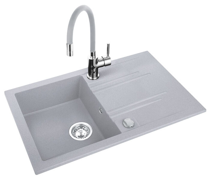 Chiuvetă pentru bucătărie Ferro, 780×480 mm, grey - imagine 2