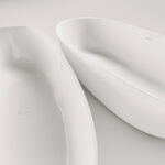 Cadă de baie freestanding din compozit mineral SilkStone Bella 1705x800mm, culoare la alegere - imagine 6