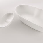 Cadă de baie freestanding din compozit mineral SilkStone Bella 1705x800mm, culoare la alegere - imagine 5