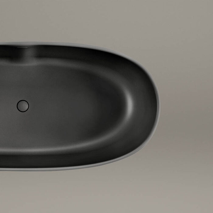 Cadă de baie freestanding din compozit mineral SilkStone Bella 1705x800mm, culoare la alegere - imagine 4