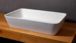 Lavoar pe blat QUADRO ON din material compozit CastStone 555x335 mm, culoare la alegere - imagine 5
