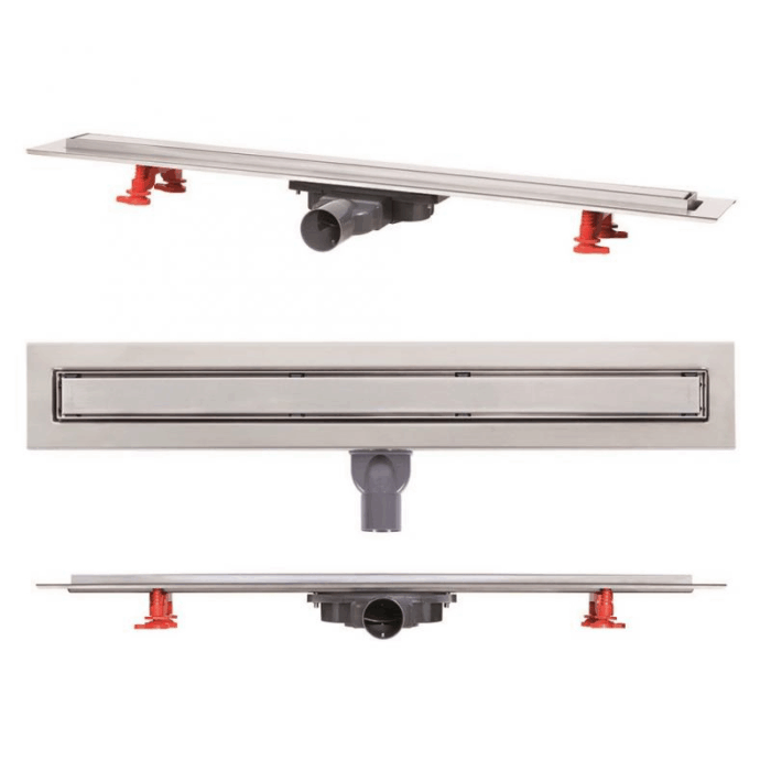 Canal de dus Wirquin Slim+ Venisio, cu grila pentru placarea teracotei - imagine 3