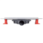 Canal de dus Wirquin Slim+ Venisio, cu grila pentru placarea teracotei - imagine 4
