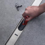 Canal de dus Wirquin Slim+ Venisio, cu grila pentru placarea teracotei - imagine 5