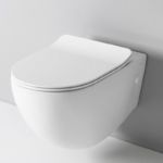 Vas WC suspendat FILE 2.0 cu capac microlift, spălare turbo, alb lucios - imagine 2