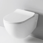 Vas WC suspendat FILE 2.0 cu capac microlift, spălare turbo, alb lucios