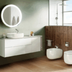 Lavoar pe blat ROCA Beyond 585x455mm, alb lucios - imagine 3