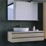 Mobilier pentru baie Alexis 800x500mm cu lavoar, culoare la alegere