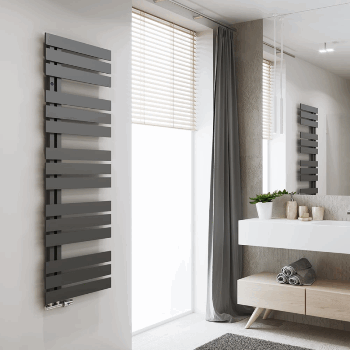 Uscator pentru prosoape NAMELESS 1186x400 mm, cappuccino - imagine 2