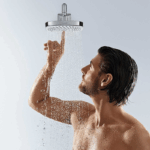 Duș superior Hansgrohe Croma Select E 180 2jet, crom - imagine 3