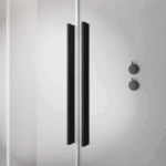 Cabină de duș Furo Black KDD, mărime 900x900 mm, neagra - imagine 4