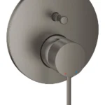Baterie încorporată pentru dus Essence cu 2 căi, brushed hard graphite