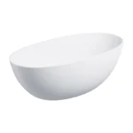 Cadă de baie freestanding din compozit mineral Shell M+ 1480x750mm, culoare la alegere