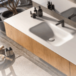Lavoar pentru mobila Kolpa SIENNA KERROCK®, 1600x500 mm, alb mat - imagine 2