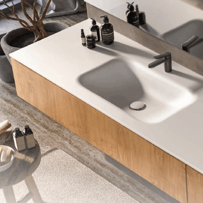 Lavoar pentru mobila Kolpa SIENNA KERROCK®, 1600x500 mm, alb mat - imagine 2