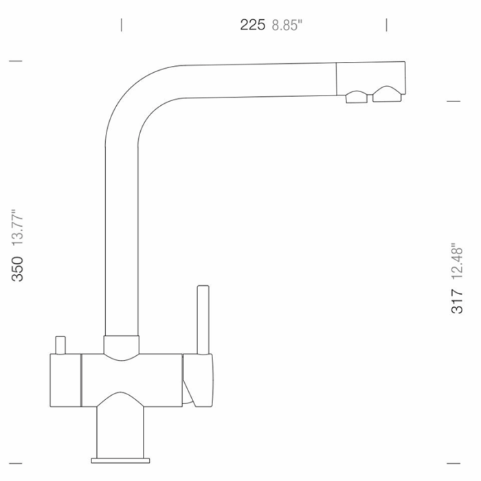Baterie de bucătărie Schock Vitus Dush 3 în 1 - imagine 9