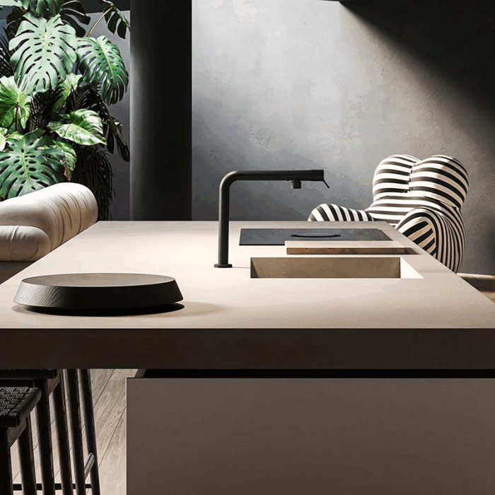 Baterie pentru bucatarie Su&Giu cu pipă rotativă la 360°, culoare la alegere - imagine 3