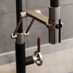 Baterie pentru bucatarie Volantino cu pipa pivotanta, culoare la alegere - imagine 3