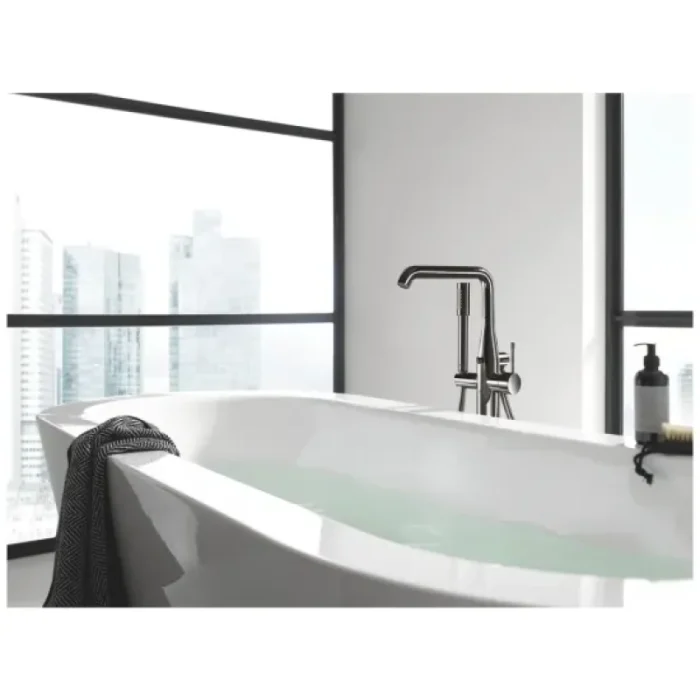 Baterie pentru cadă cu montare în Podea GROHE Essence, culoare la alegere - imagine 3