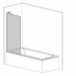 Paravan pentru cada Modo SL sticla transparenta, culoare la alegere - imagine 5