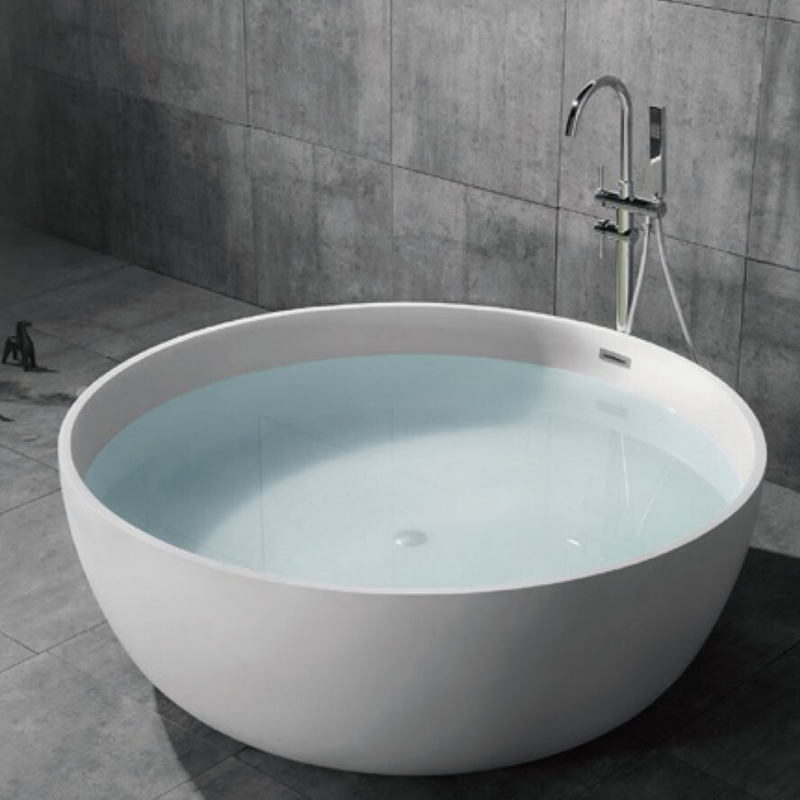 A2484700B0 - 2026-03-20T095134.564 Cada de baie freestanding MOON rotunda 1500 mm, alb mat - imagine 1