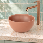 Lavoar pe blat DO din material compozit Cast Stone 220 mm, culoare la alegere - imagine 2