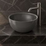 Lavoar pe blat DO din material compozit Cast Stone 220 mm, culoare la alegere - imagine 3