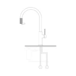 Baterie pentru bucătărie OMNIRES SWITCH, culoare la alegere - imagine 4