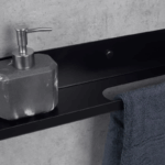 Suport pentru prosoape cu poliță DASKE Mirage 1000mm, culoare la alegere - imagine 3