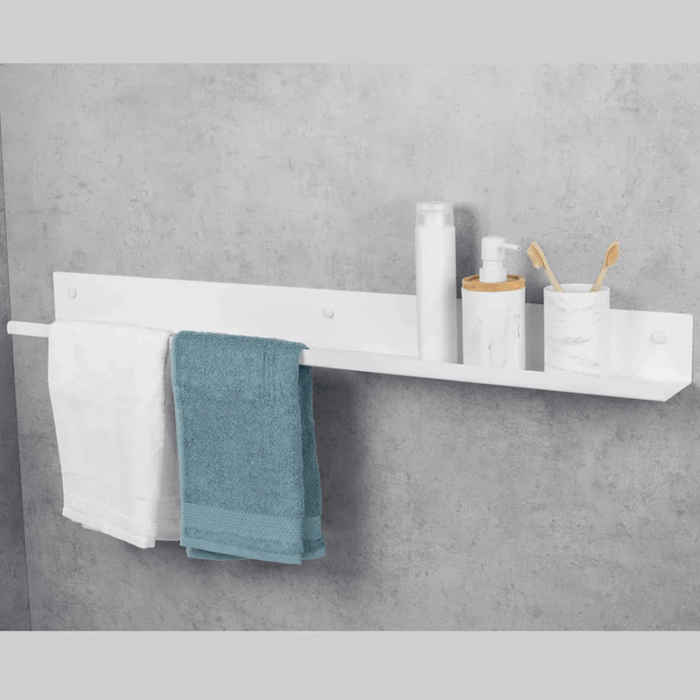 Suport pentru prosoape cu poliță DASKE Mirage 1000mm, culoare la alegere - imagine 5