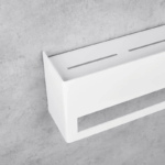 Suport pentru prosoape cu poliță DASKE Keyka 400 mm, culoare la alegere - imagine 2