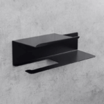 Suport pentru hârtie igienică cu poliță DASKE FLEX, 300 mm, culoare la alegere - imagine 4