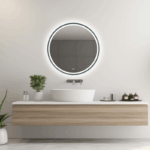 Oglindă Orion Graphite cu iluminare LED și sistem de dezaburire - imagine 3