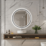 Oglindă Orion BLACK cu iluminare LED și sistem de dezaburire - imagine 2