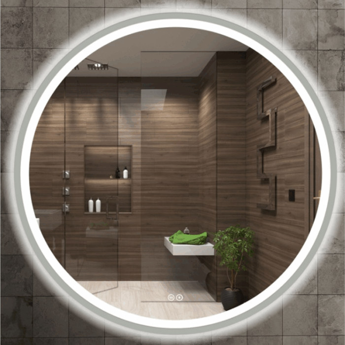 Oglindă Orion Silver cu iluminare LED și sistem de dezaburire - imagine 3