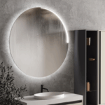 Oglinda de baie OG ORBIS, 80 cm rotundă cu iluminare LED