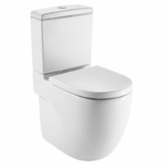Vas WC stativ cu rezervor ROCA Meridian Compact BTW cu capac Soft Close - imagine 2