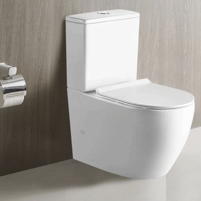 Vas WC stativ cu rezervor Free cu capac Soft Close - imagine 3