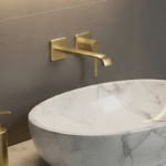 Baterie pentru lavoar din perete Clever Velvet
