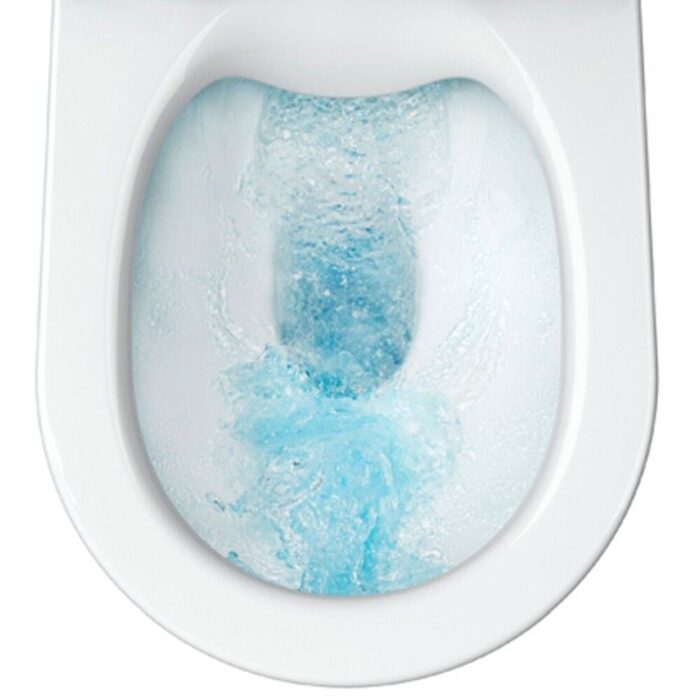 Vas WC stativ cu rezervor The Gap Round Rimless cu capac Soft Close - imagine 3