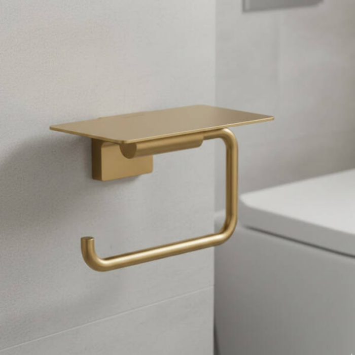 Suport hartie igienica cu raft AddStoris S, culoarea la alegere - imagine 4